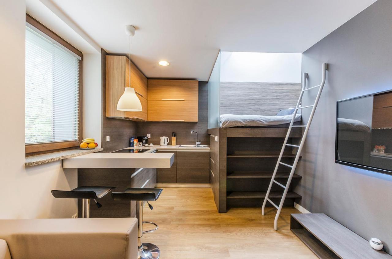 Lupoapartments Kosynierow Klimatyzacja Dostep Na Kod Lodź Bagian luar foto